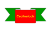 Carlow County Flag Banner Clip Art